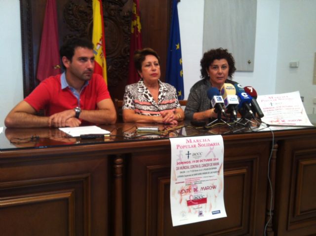 La Junta Local de la Asociación Española Contra el Cáncer y el Ayuntamiento de Lorca organizan una Marcha Popular benéfica por el Día Mundial contra el cáncer de mama