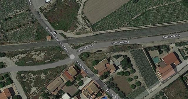 Con motivo de las obras del AVE que se desarrollan en la pedanía de Tercia se producirán cortes de tráfico en diferentes puntos de los caminos de servicio de esta zona