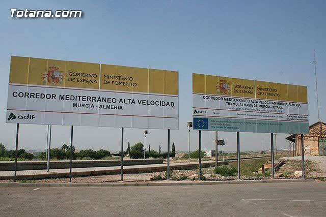 Adif AV aprueba la adjudicación por 59,2 M€ de las obras de plataforma del tramo Totana-Lorca de la LAV Murcia-Almería