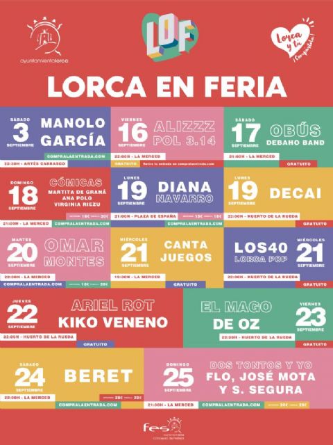 Feria y Fiestas de Lorca 2022