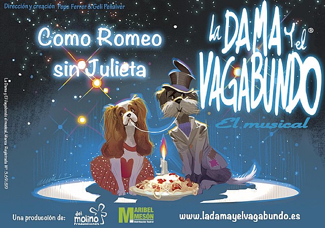 El musical 'La Dama y el Vagabundo' presente como finalista en la gala de la 12 edición de los Premios del Teatro Musical