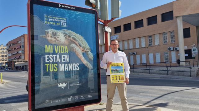 El Ayuntamiento de Lorca colabora con la Fundación Oceanográfic de Valencia y la CARM en sendas campañas de sensibilización para la protección de la tortuga marina