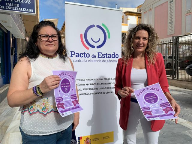 Ayuntamiento y FOMLorca instalan 'Puntos Violeta' en la Feria prevenir y sensibilizar contra la violencia sexual