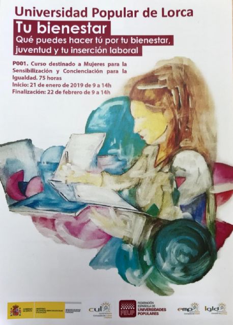 La Universidad Popular de Lorca pone en marcha dos cursos destinados a mujeres para fomentar la empleabilidad, el emprendimiento y la concienciación para la igualdad