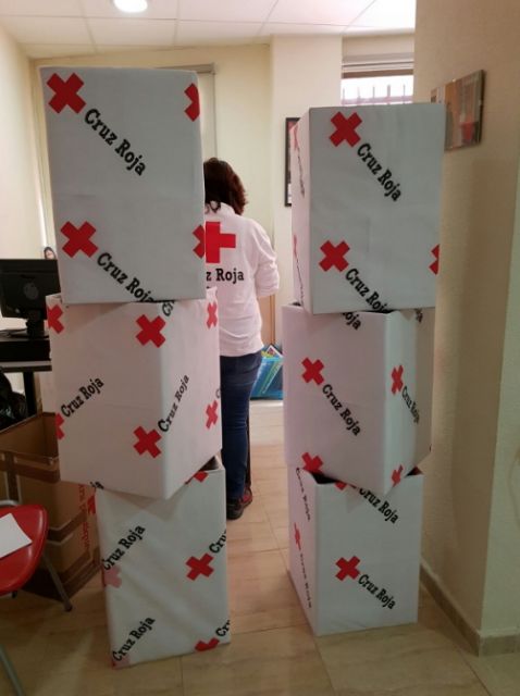 Campaña de recogida de alimentos Cruz Roja en Lorca