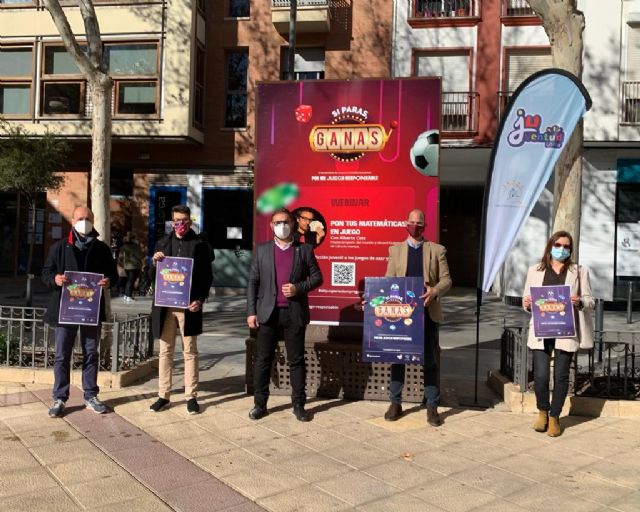 El Ayuntamiento de Lorca desarrolla una campaña contra la ludopatía entre los jóvenes bajo el lema 'Si paras, ganas. Por un juego responsable'