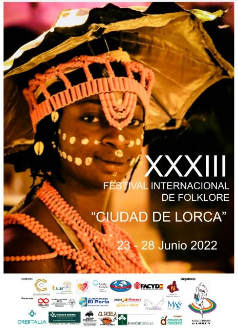 El XXXIII Festival Internacional de Folklore 'Ciudad de Lorca' se celebrará del 23 al 28 de junio, recuperando la presencialidad, y con la participación de cinco grupos