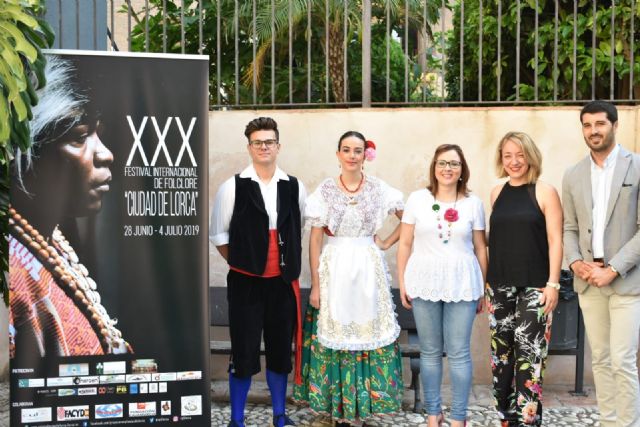 Lorca acogerá del 28 de junio al 3 de julio el XXX Festival Internacional de Folclore 'Ciudad de Lorca'