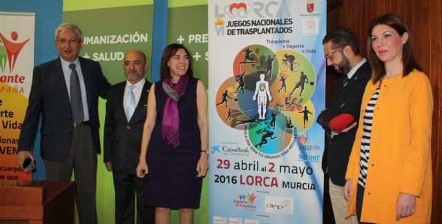 Lorca acoge este fin de semana la sexta edición de los Juegos Nacionales de Trasplantados