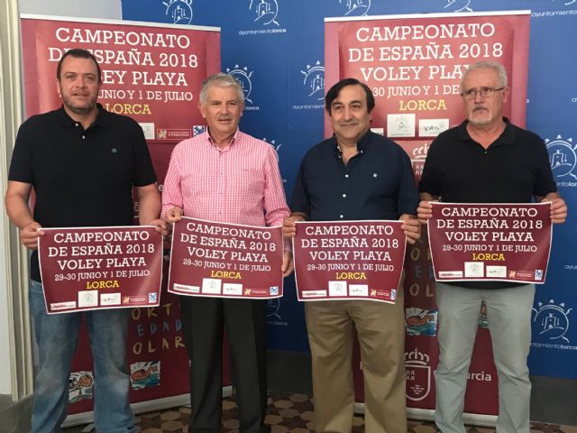 Lorca vuelve a acoger el Campeonato de España de Vóley Playa Cadete por Selecciones Autonómicas que se celebrará del 29 de junio al 1 de julio