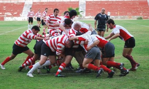 Imagen del partido en pretemporada que enfrentó al Universitario de Murcia UCAM y al C.R. Lorca 