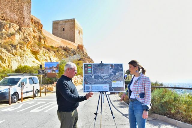 El Castillo de Lorca contará con un itinerario cicloturista desde el aparcamiento de Los Pilones