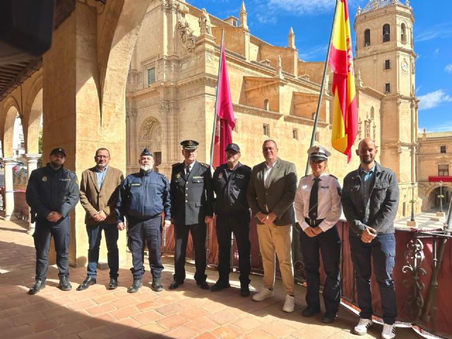 Policía alemana y francesa se suma al dispositivo de seguridad de Lorca en Semana Santa
