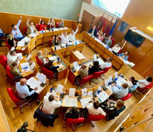 El Pleno del Ayuntamiento de Lorca aprueba la moción de Grupo Municipal Popular contra la tramitación de una Ley de Amnistía