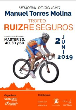 Lorca y Puerto Lumbreras acogerán este domingo la celebración del 'Memorial de Ciclismo Manuel Torres Molina  Campeonato Regional Máster 30, 40, 50 y 60'