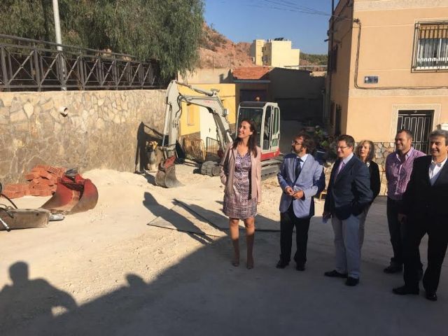 Los 7,5 millones de euros que aporta la Consejería de Fomento para el barrio de San Cristóbal permiten que el Ayuntamiento de Lorca reforme 58 calles más