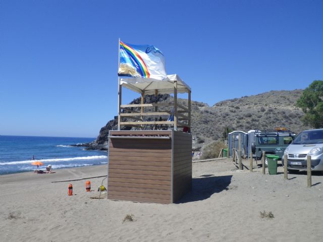 La cala de Calnegre luce la bandera Ecoplaya