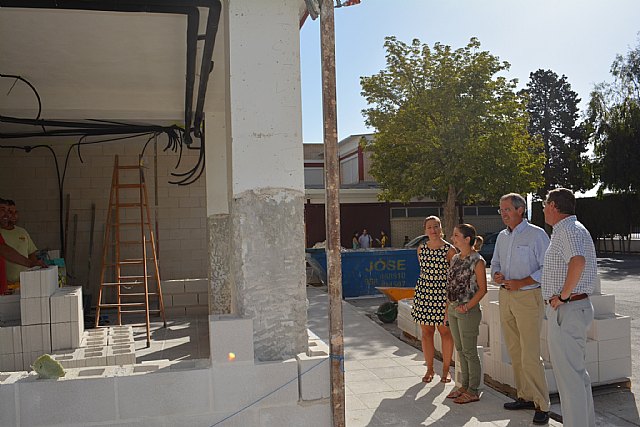 Educación construye una nueva biblioteca para el colegio público Villaespesa-Tercia de Lorca