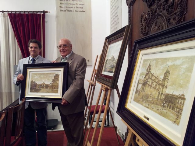 El Alcalde de Lorca inaugurará este miércoles la exposición solidaria 'Salinas Correas' que reúne 104 obras del artista lorquino