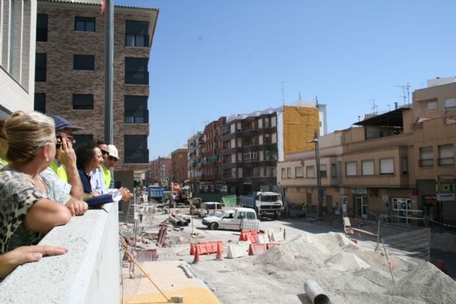 La Consejería de Fomento destinará 100.000 euros a los trabajos de control y seguridad de la renovación del barrio lorquino de Alfonso X