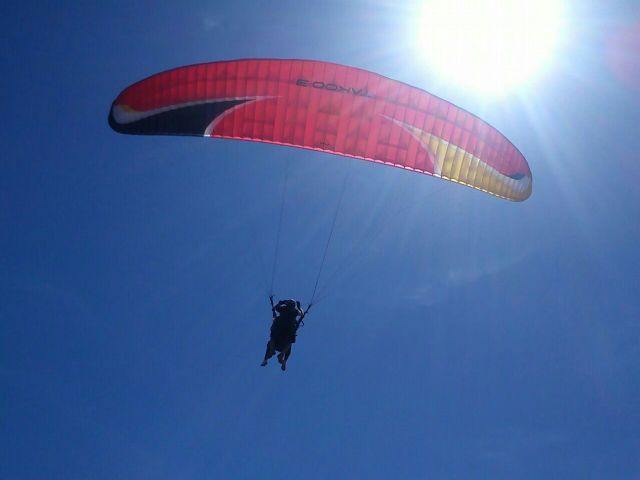 40 pilotos se dan cita en la XVIII Concentración Nacional de Parapente de los Juegos