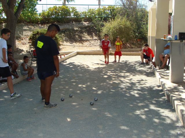 42 dupletas participan en el Trofeo de Feria de Petanca de los Juegos Deportivos del Guadalentín