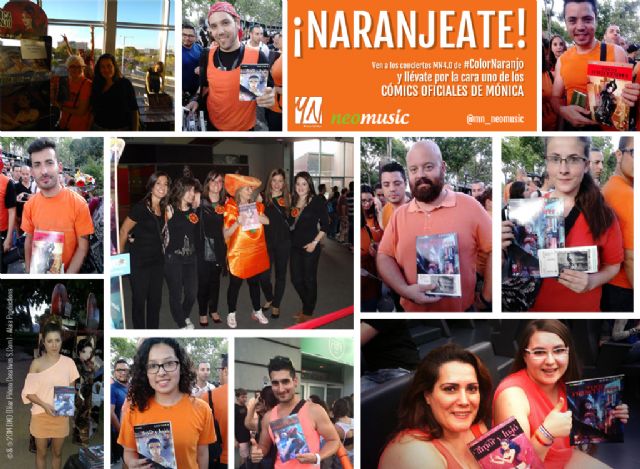 El manga oficial de Mónica Naranjo acompañará a la artista en su concierto del sábado en Lorca