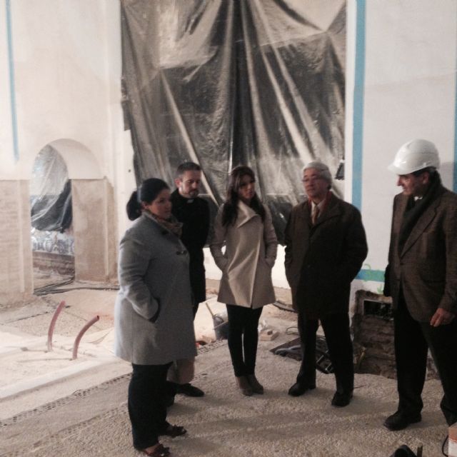 Las obras de recuperación de la iglesia de San Diego prevén aligerar el peso de la nave central en 80 toneladas