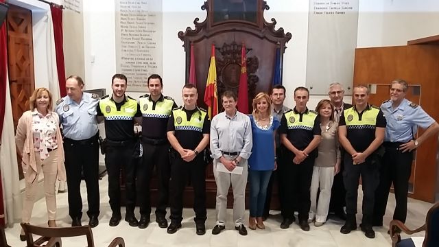 5 agentes de la Policía Local de Lorca toman posesión como nuevos cabos tras superar la prueba selectiva
