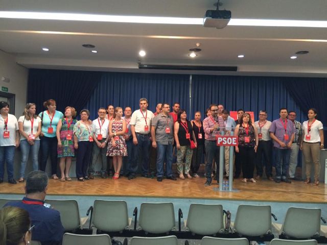 El PSOE de Lorca elige por aclamación a Diego José Mateos como Secretario General