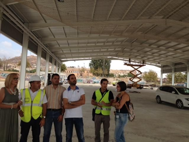 El Ayuntamiento dota al Huerto de la Rueda de una nueva cubierta de 3.000 m2 que permitirá el desarrollo de actos y ferias, protegiendo frente a inclemencias meteorológicas