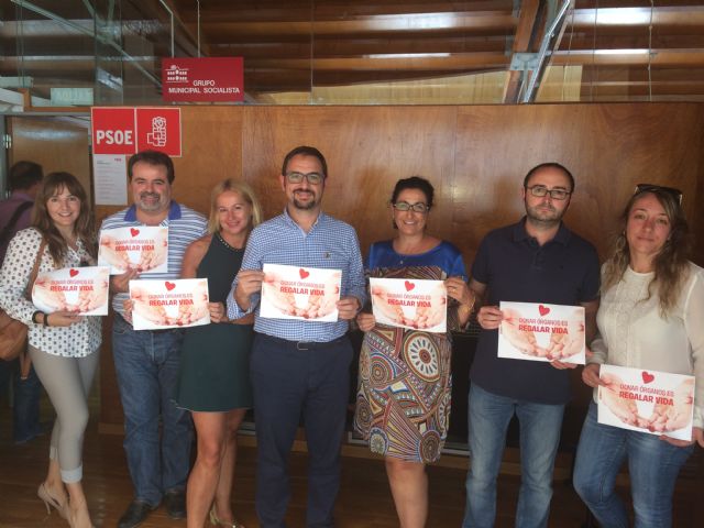 El PSOE anima a los lorquinos a participar en la marcha pro donación de órganos