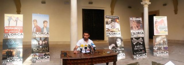 La Feria y Fiestas de Lorca 2015 contará con un variado programa de conciertos y actividades infantiles pensado para todos los gustos