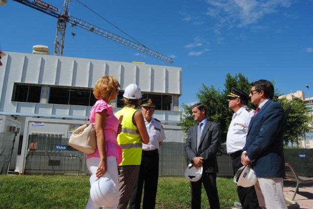 El delegado del Gobierno confirma que la nueva comisaría de Policía Nacional en Lorca estará terminada a principios de 2016