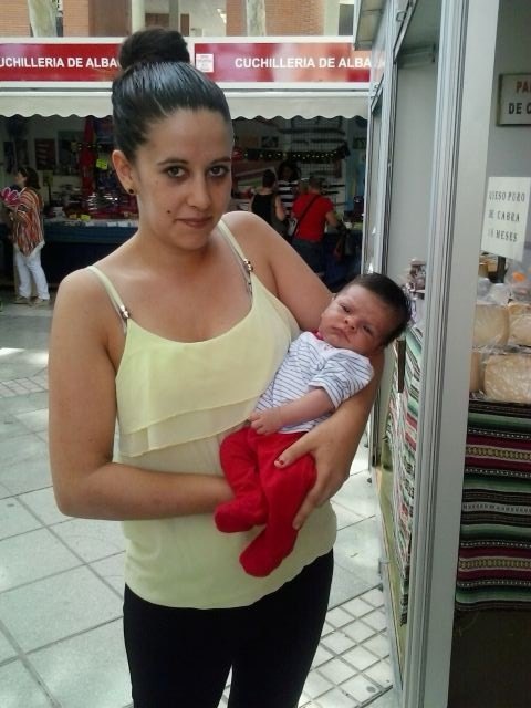 José, nacido en Lorca hace tan sólo 15 días