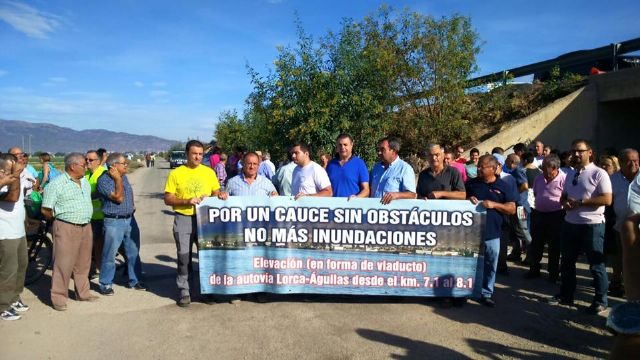 El PSOE exige que se acelere el deslinde de la rambla Biznaga y el inicio de los trabajos para la elevación de la autovía Lorca-Águilas