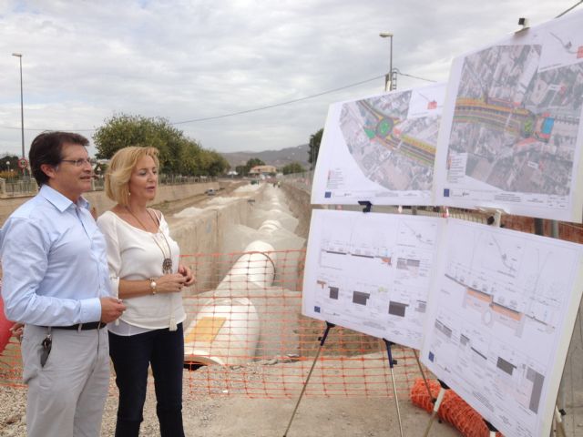 La nueva Avenida de la Ronda de Lorca duplicará en anchura a la Avenida Juan Carlos I