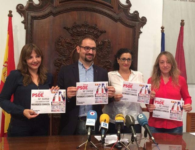 El PSOE de Lorca se suma a la Marcha Estatal contra las Violencias Machistas convocada para el 7-N en Madrid