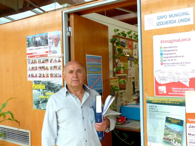 IU-V: 'Las obras financiadas en Lorca por el BEI son un cúmulo de despropósitos, deficiencias, ocultismo,  falta de participación, derroche de dinero público y mal gusto'