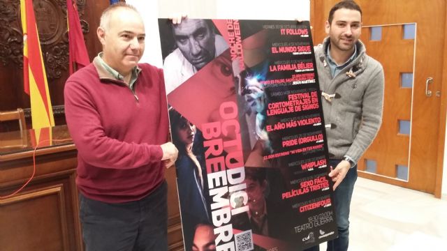 El Ayuntamiento de Lorca presenta para noviembre y diciembre el programa con más diversificación de contenidos y formatos de la trayectoria del Cine Club Paradiso