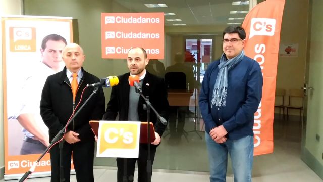 C´s presenta al lorquino Francisco Montero en la candidatura provincial al Congreso de los Diputados