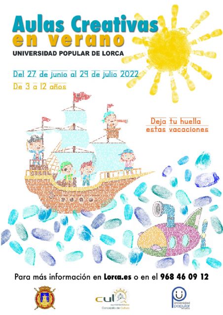 La Universidad Popular abre el plazo de matrícula para una nueva edición de las 'Aulas Creativas en Verano' que se desarrollarán del 27 de junio al 29 de julio