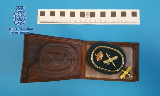 La Policía Nacional detiene a un falso Guardia Civil en la localidad de Lorca