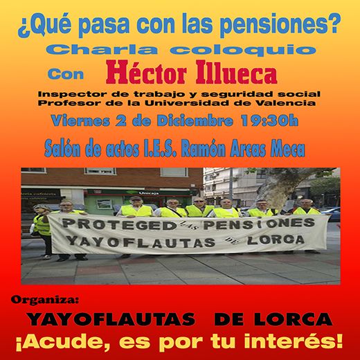 Yayoflautas de lorca en defensa de las pensiones