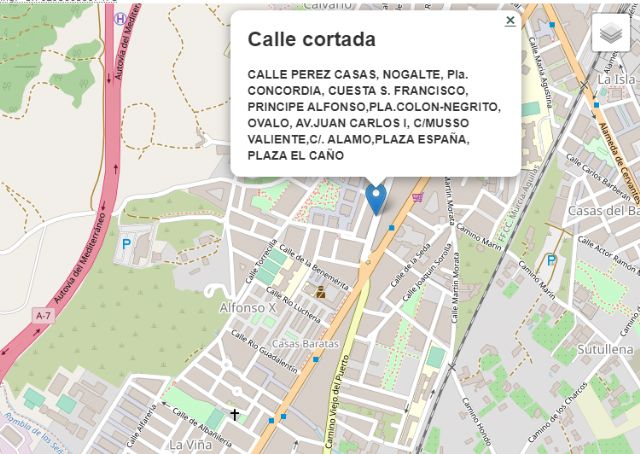Este próximo domingo, desde las 18 horas, estará prohibido circular por algunas calles del municipio con motivo de la Cabalgata de Reyes