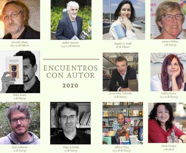 Antonia Ródenas, Pedro Ramos y Javier Ruiz participan esta semana en el programa de 'Encuentros con autor' organizado por la Red Municipal de Bibliotecas