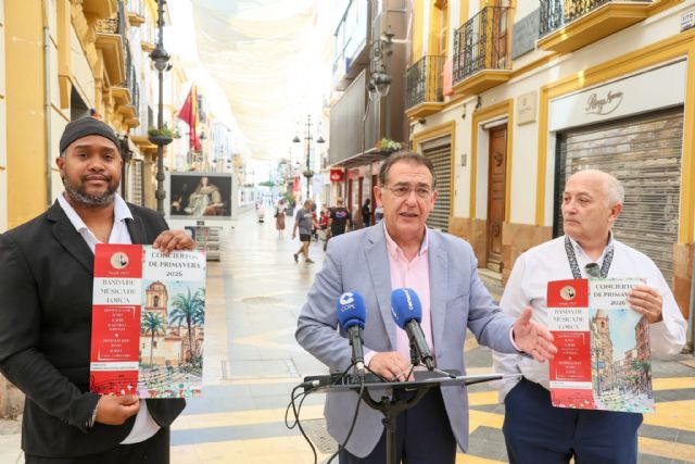La Plaza de la Hortaliza y la calle Corredera acogerán dos conciertos de primavera organizados por la Banda de Música de Lorca