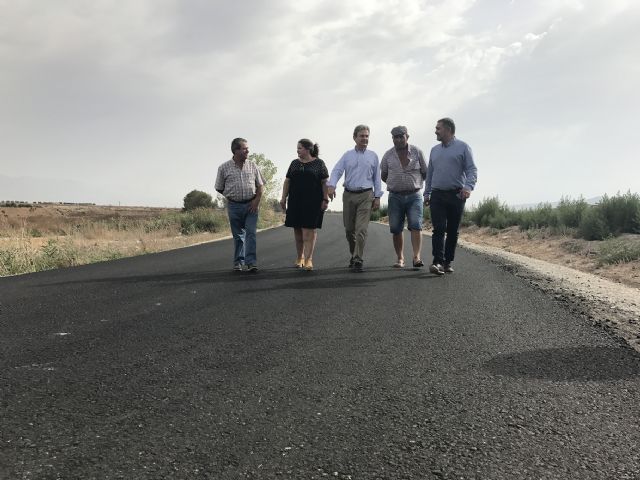 La CARM finaliza la reparación del Camino Real que mejora la comunicación de Aguaderas y Purias con Lorca y que ha supuesto una inversión de más de 202.000 euros