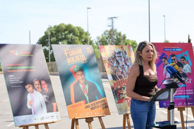 Funambulista, La Mundial, Los 40 Sesions y #SunFest conforman el cartel de los conciertos gratuitos de la próxima Feria de septiembre de Lorca