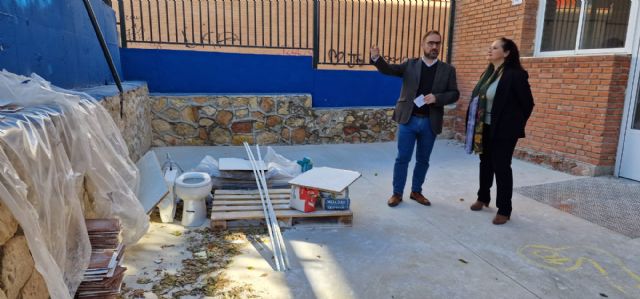 El Ayuntamiento de Lorca invierte cerca de 500.000 euros a la reparación, el mantenimiento y la adecuación de los colegios públicos del municipio durante este año 2022